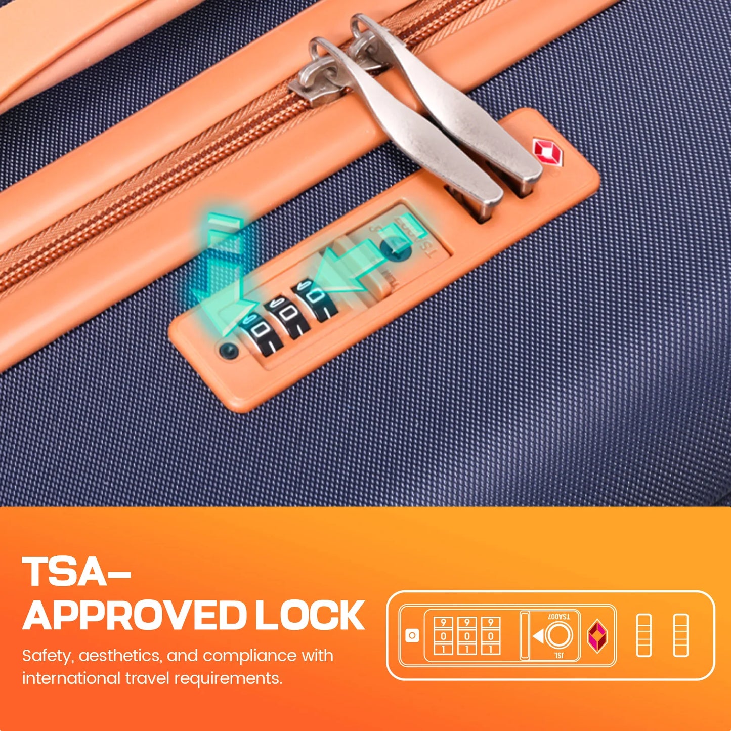 4 Piece Luggage Set