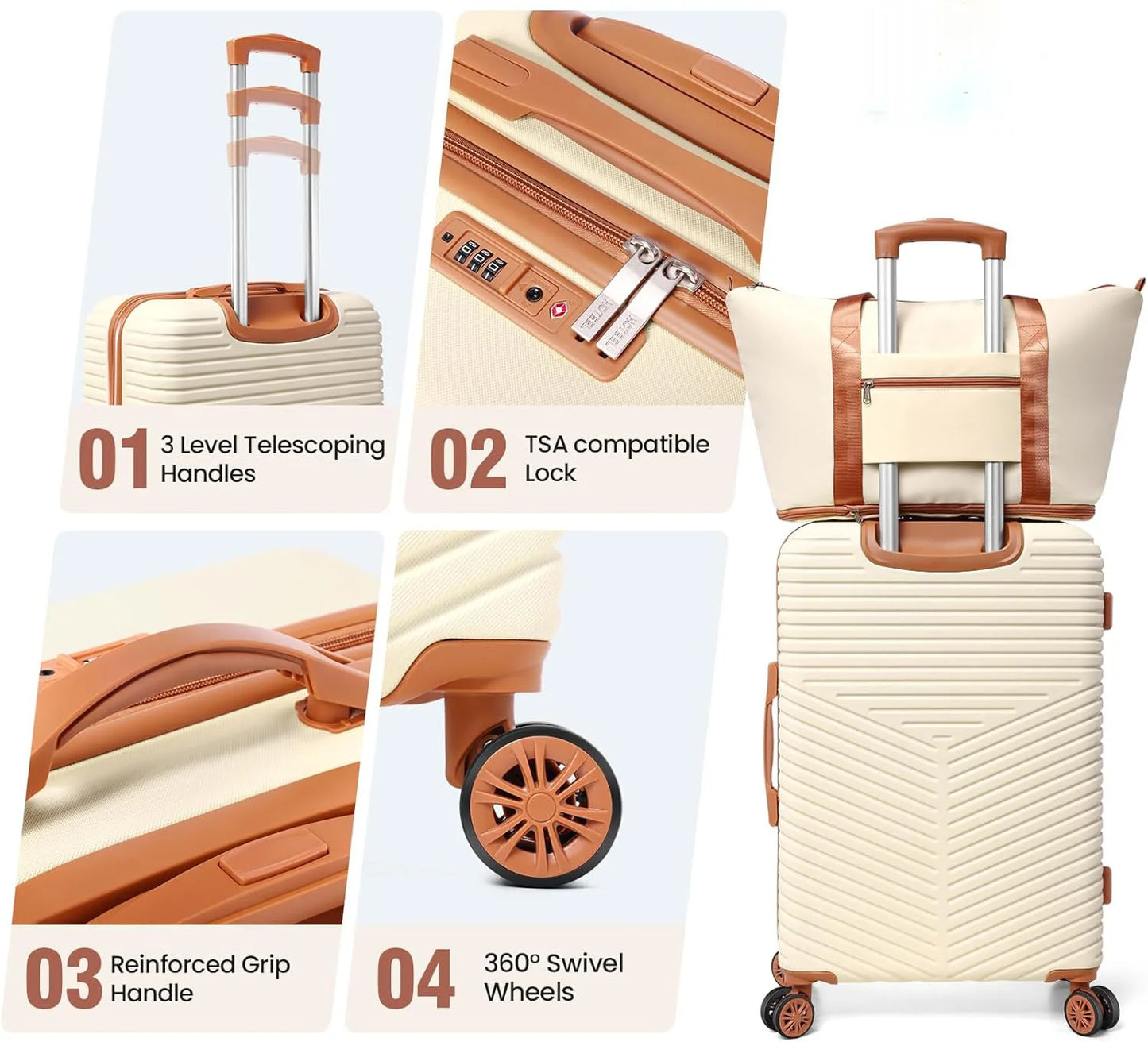4 Piece Luggage Set