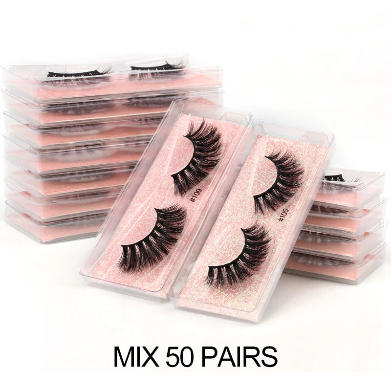 Mink False Fluffy Lashes