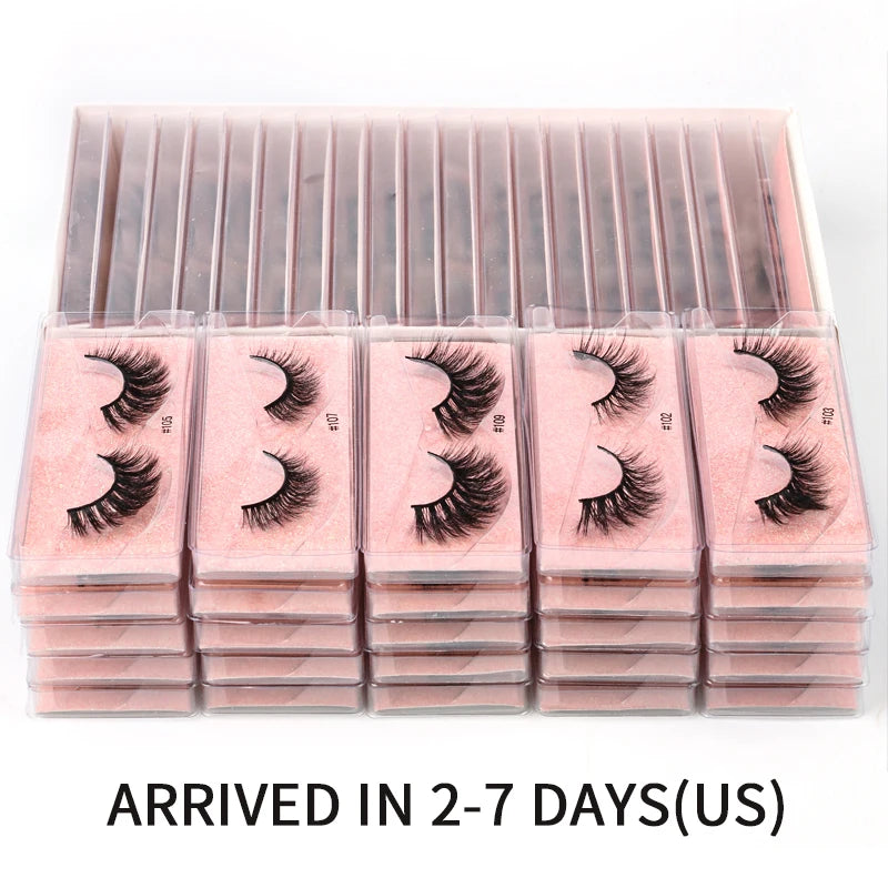 Mink False Fluffy Lashes