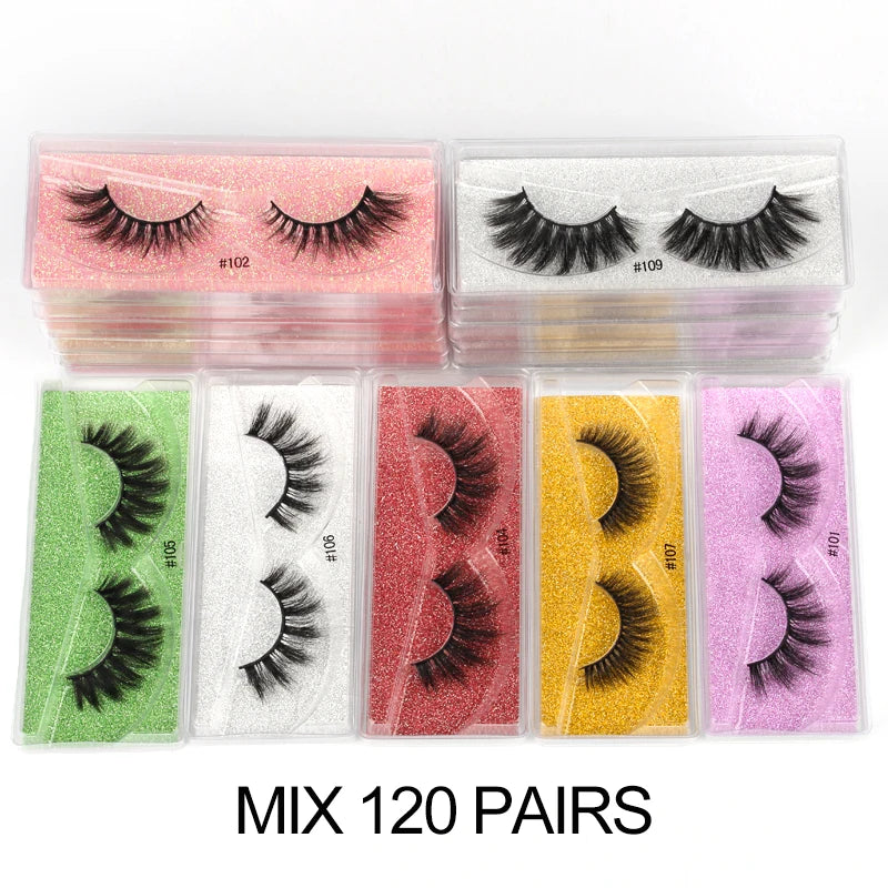 Mink False Fluffy Lashes
