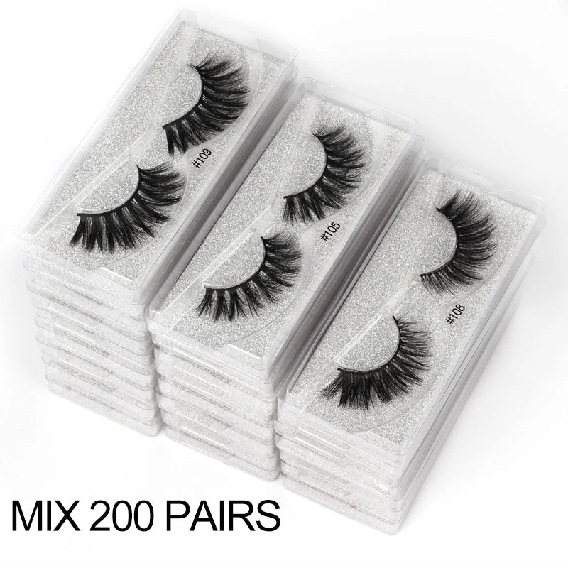 Mink False Fluffy Lashes