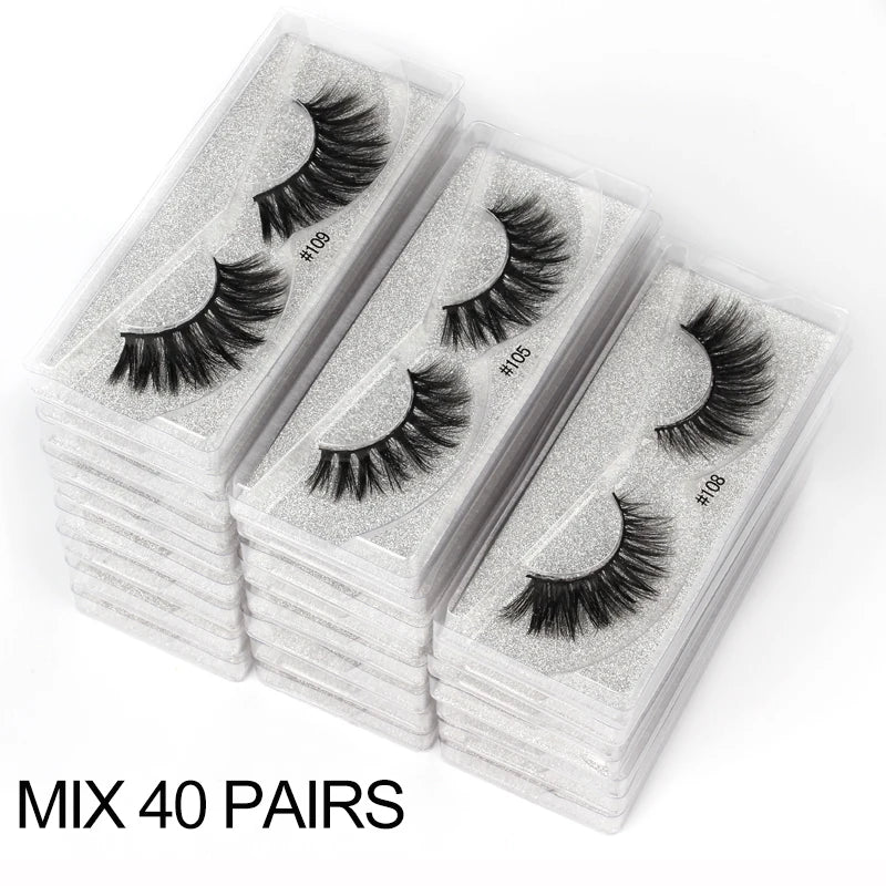 Mink False Fluffy Lashes