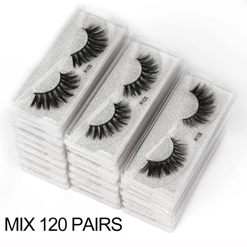 Mink False Fluffy Lashes