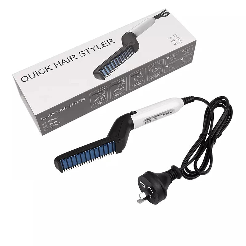 Beard & Hair Straightener Heating Brush