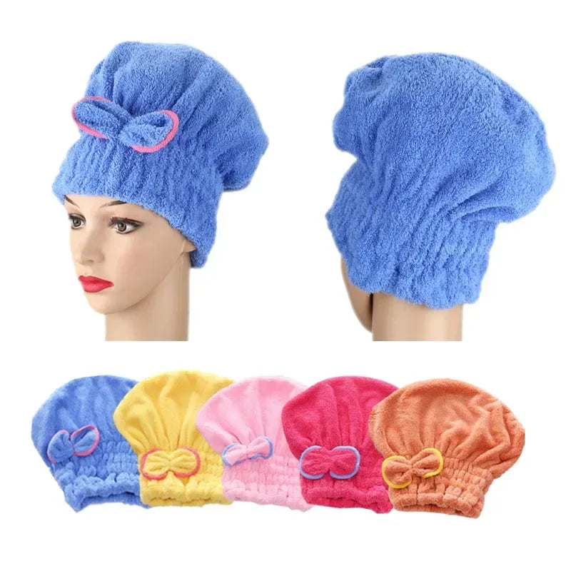 Microfiber Quick Hair Drying Bath Towel Wrap