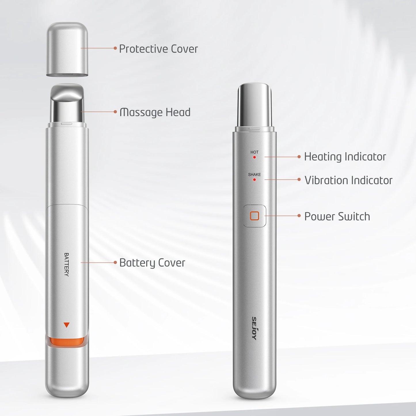 Portable Vibration Heated Eye Care Beauty Device