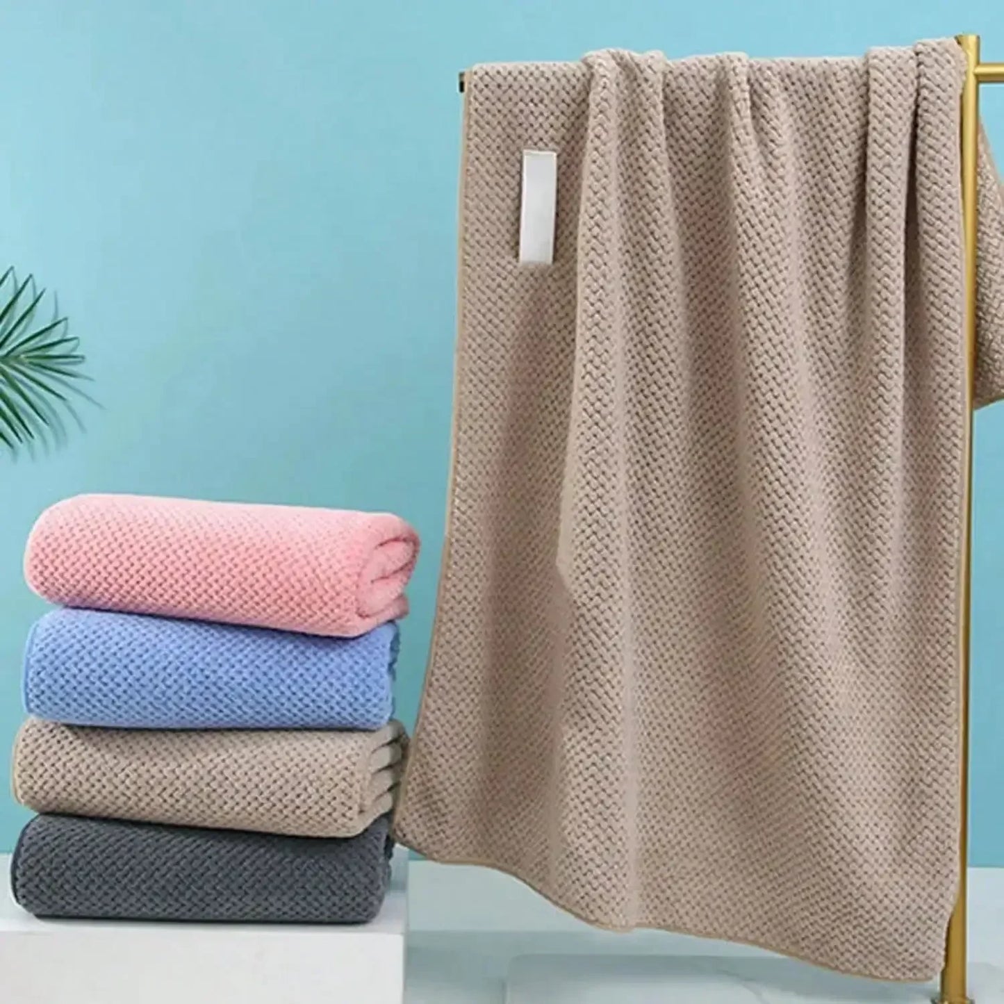 Super Absorbent Microfiber Hair Wrap Towel