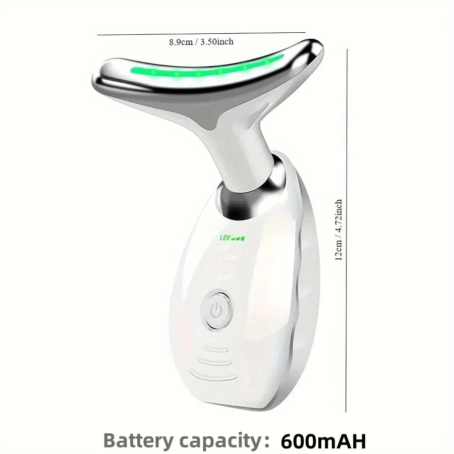 7LED Light Vibrating Neck And Face Skin Massager