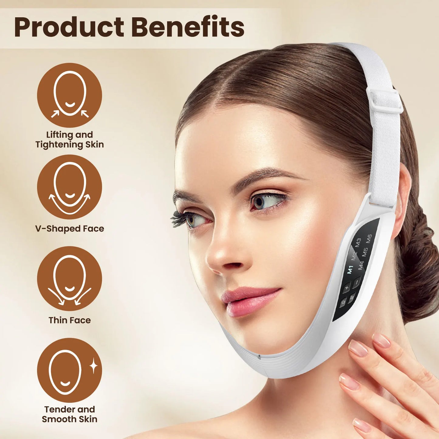 Electric V Micro-current Face & Double Chin Lifting Massager