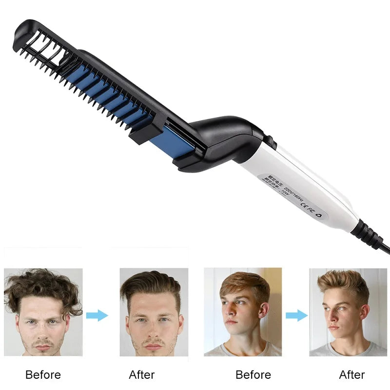 Beard & Hair Straightener Heating Brush