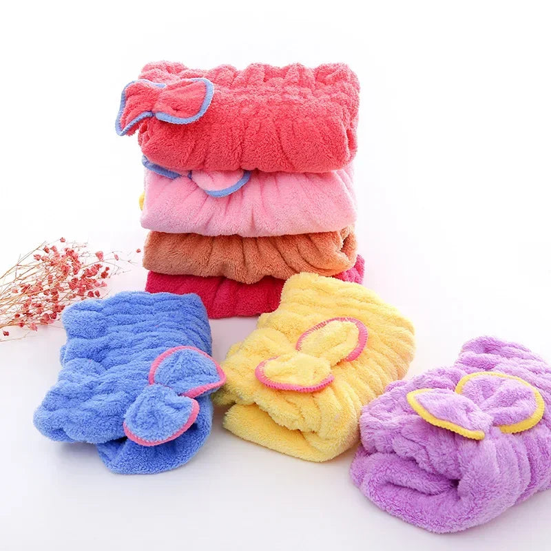 Microfiber Quick Hair Drying Bath Towel Wrap