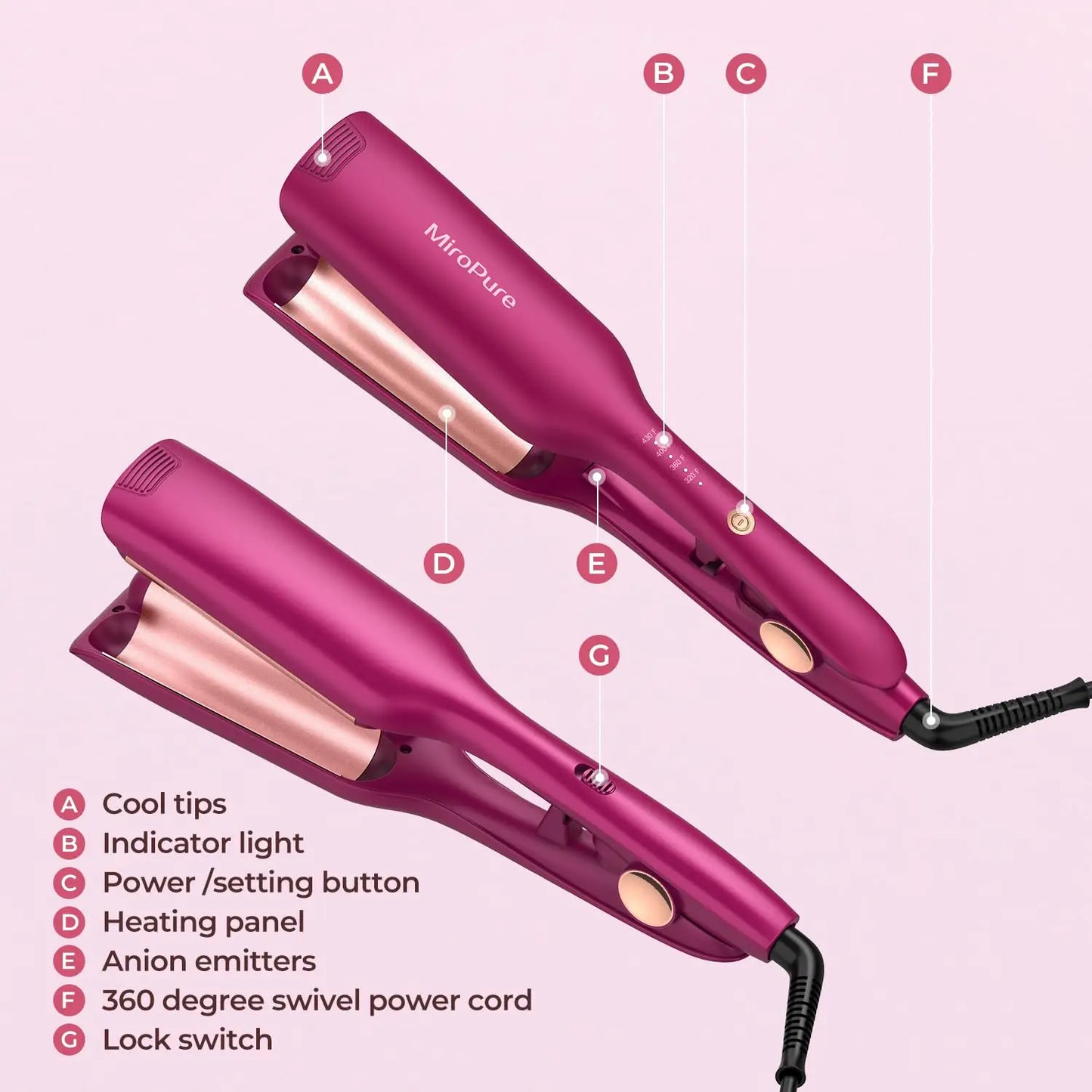 Beach Wave Hair Curling Iron
