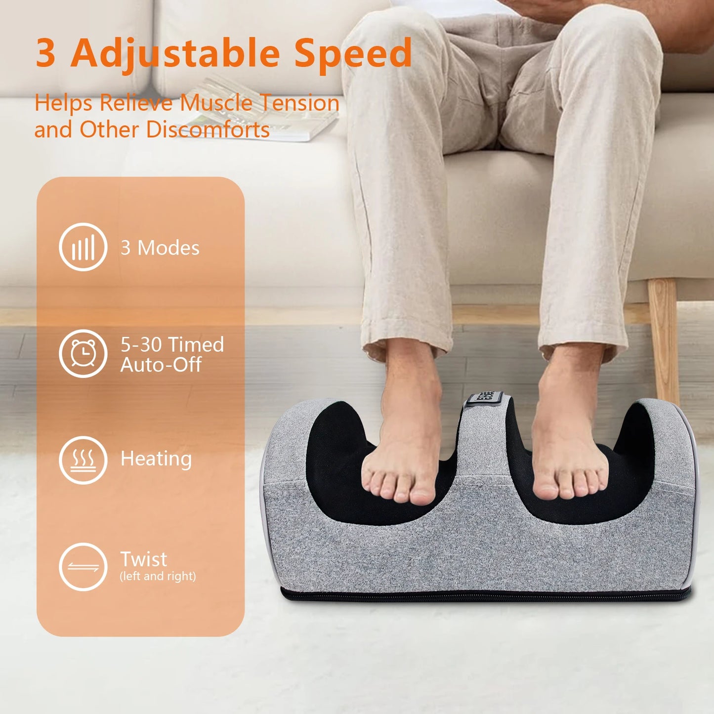Heated Legs, Feet & Arms Massager