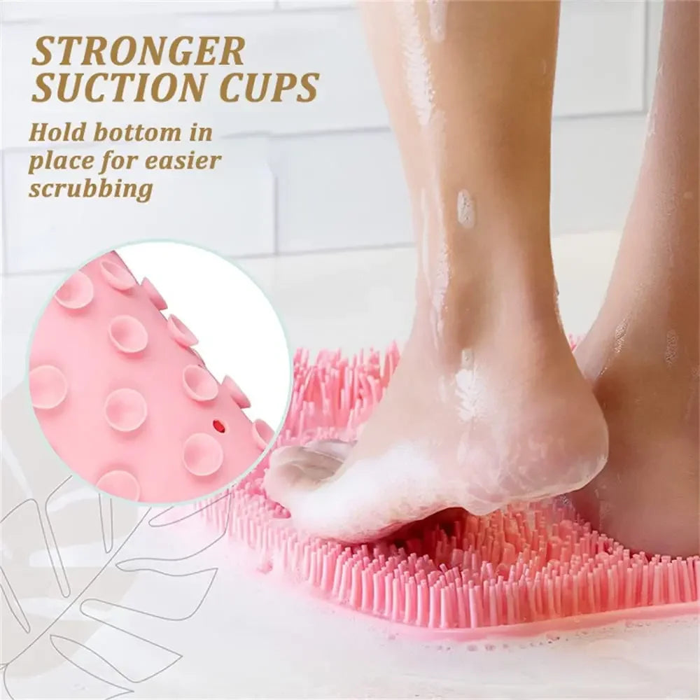 Reusable Silicone Foot & Back Scrubber Matt