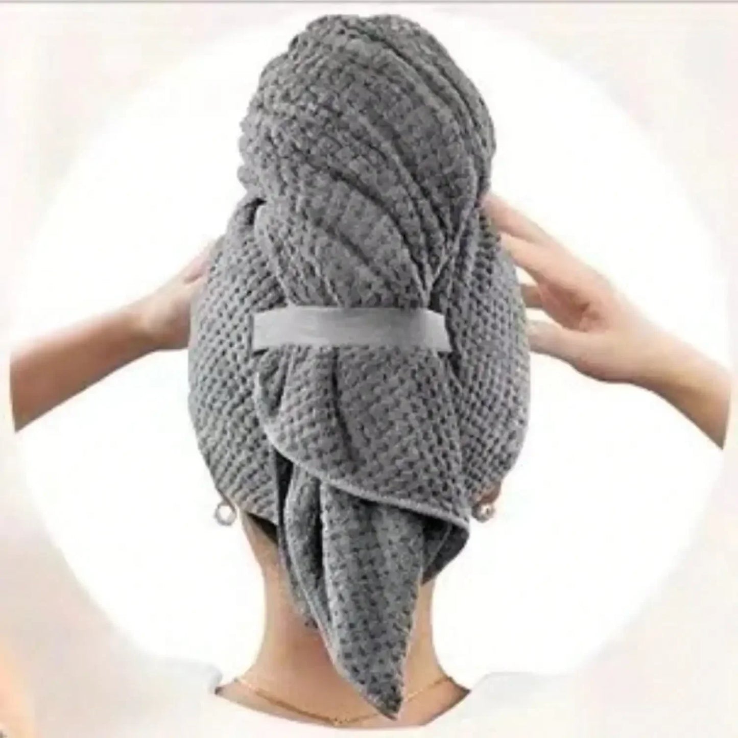 Super Absorbent Microfiber Hair Wrap Towel
