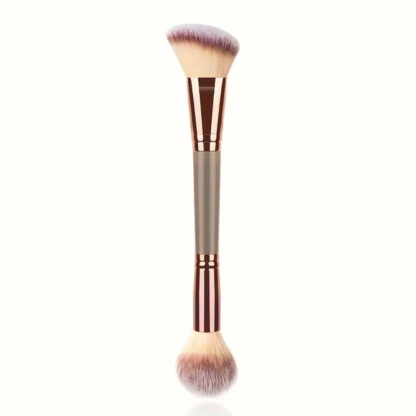 Double-Ended Foundation, Contour, Powder Makeup Brush
