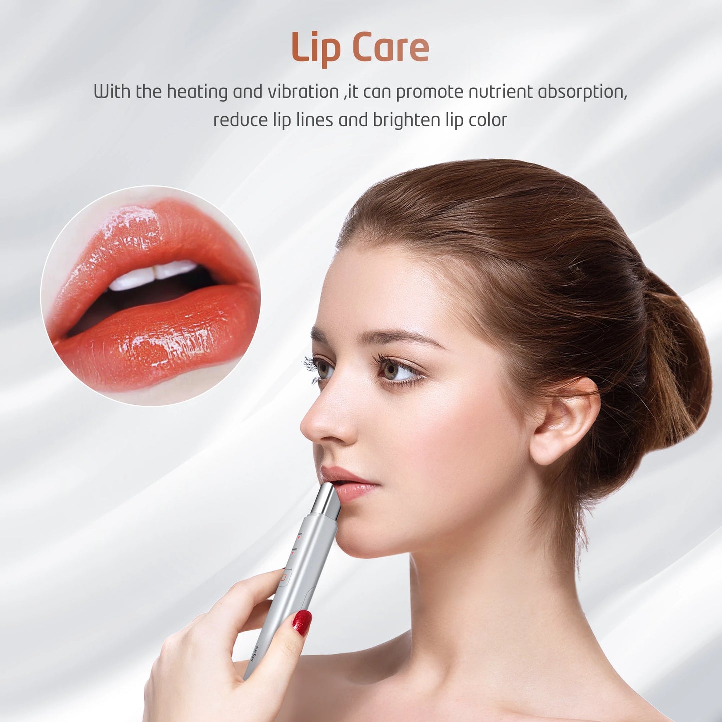 Portable Vibration Heated Eye Care Beauty Device