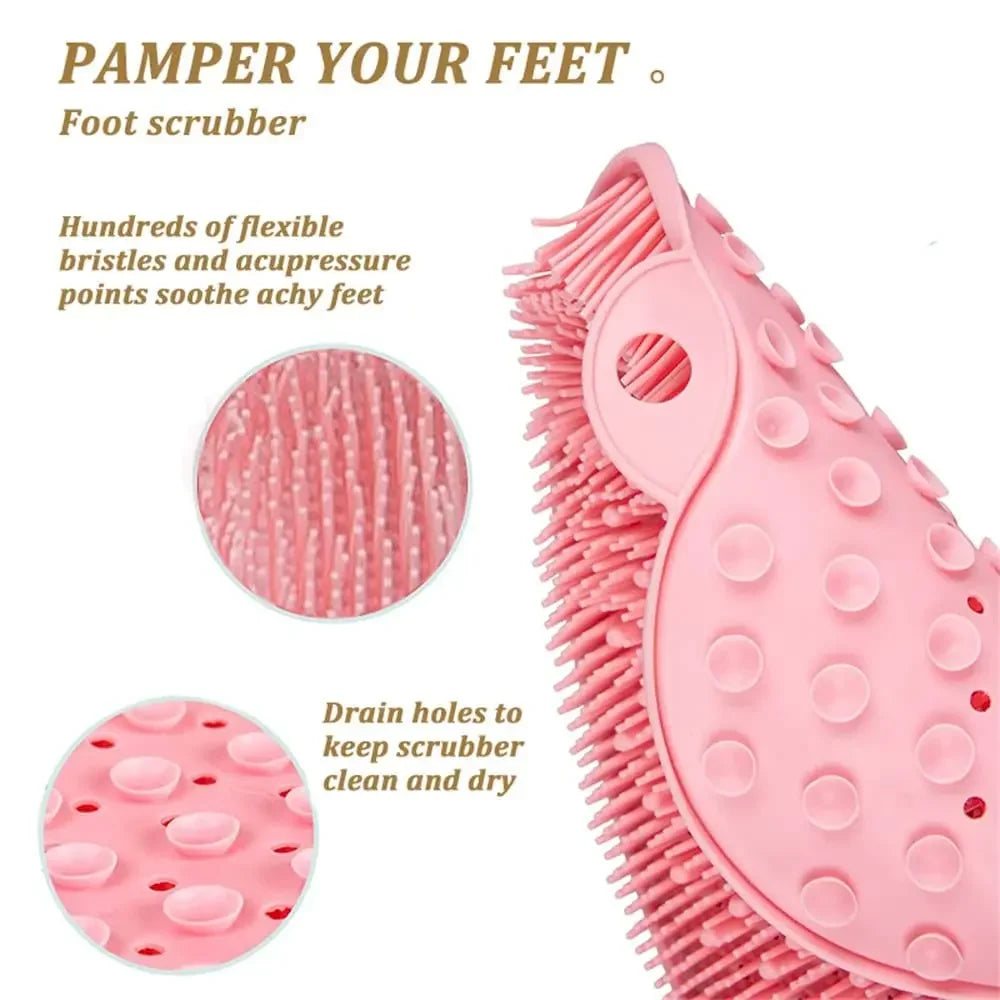 Reusable Silicone Foot & Back Scrubber Matt