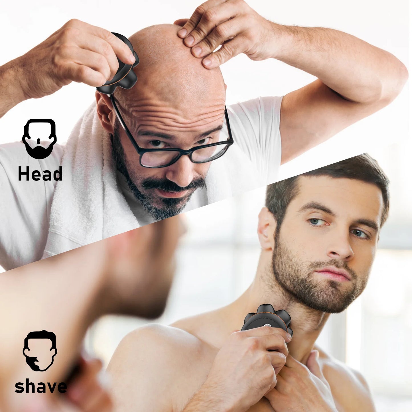 7D Waterproof Electric Hair Trimmer