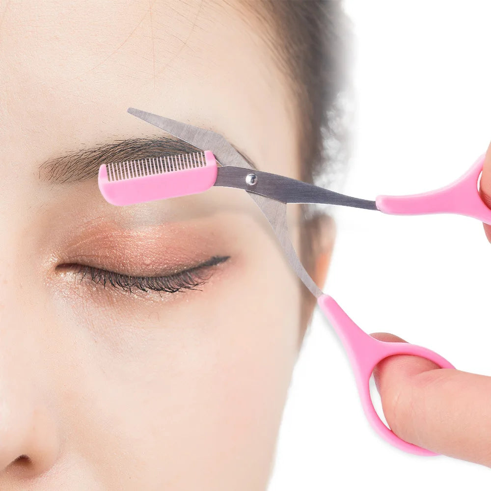 4pcs Eyebrow Trimmer & Scissors