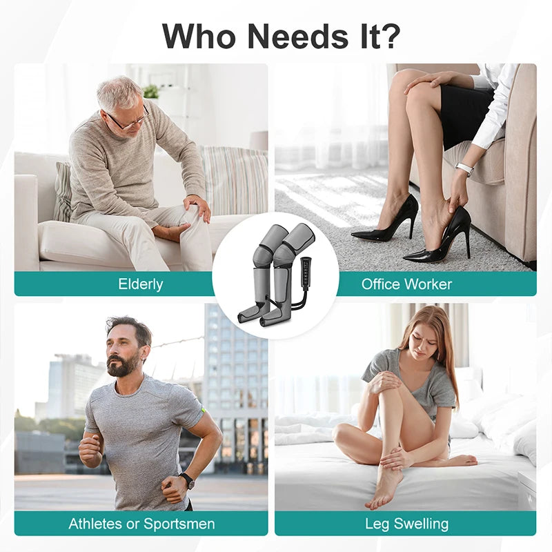 Air Compression Leg Foot Muscle Relaxation Massager