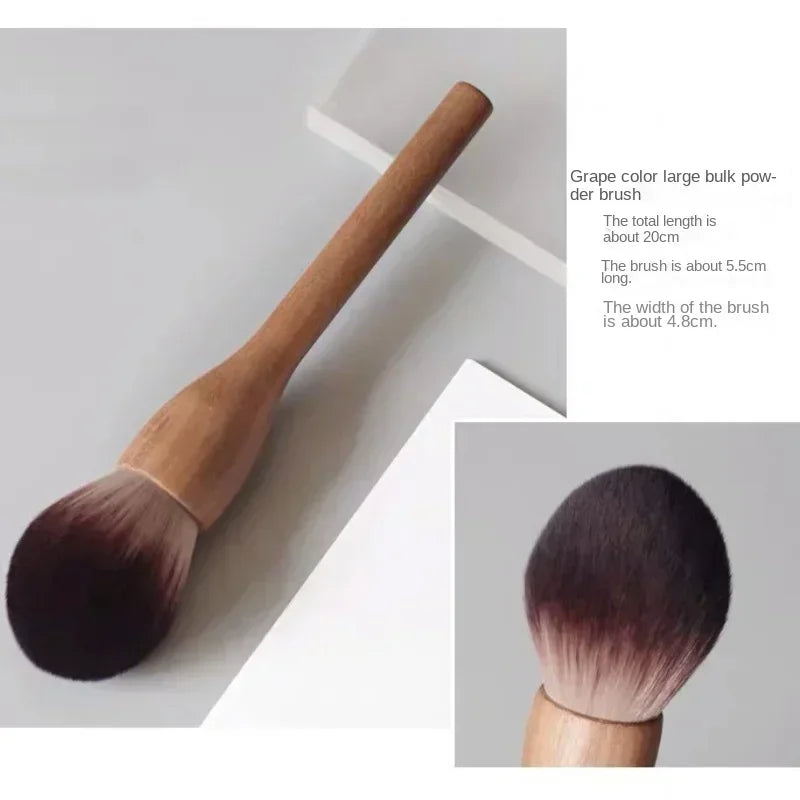 Japanese Raw Wool Walnut Handle Makeup Brush