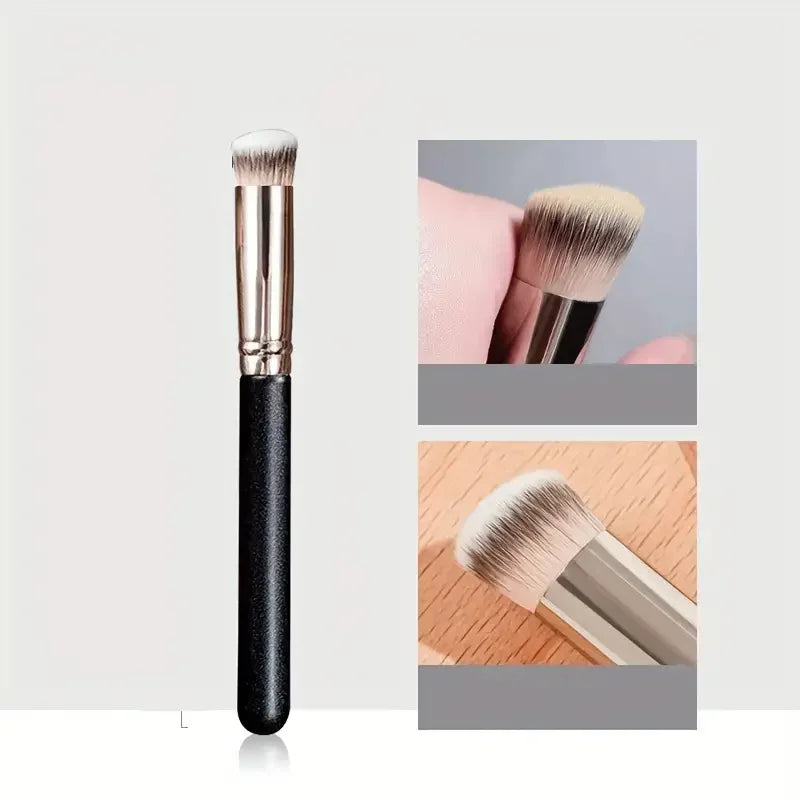 Angled Kabuki Foundation & Concealer Blending Brush Set
