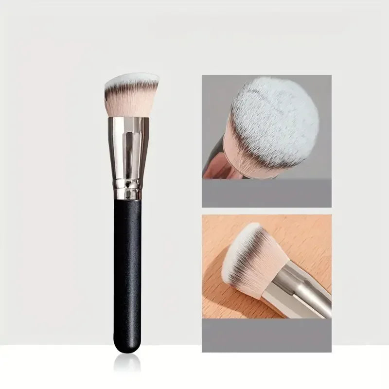 Angled Kabuki Foundation & Concealer Blending Brush Set