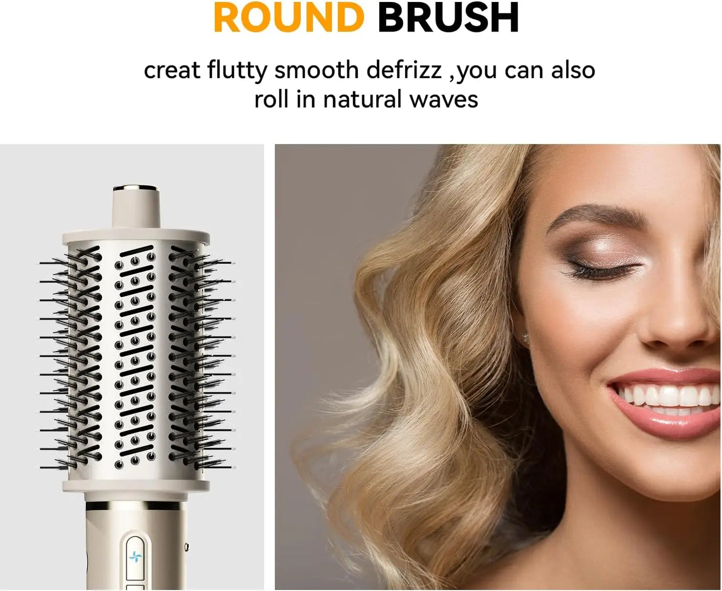 High-Speed Negative Ionic Hair Dryer & Brush