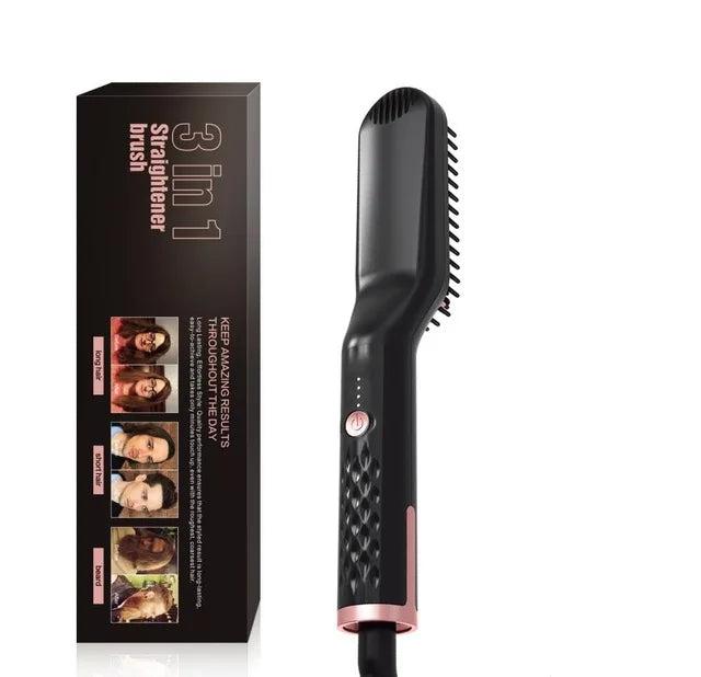 Beard & Hair Straightener Heating Brush