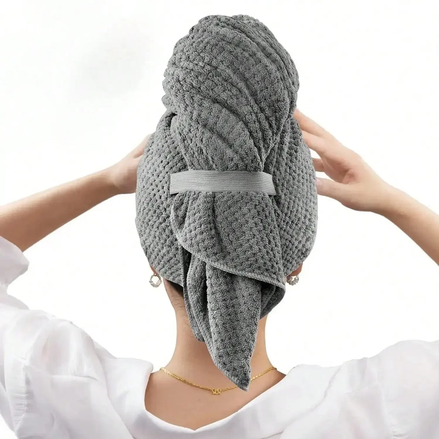 Super Absorbent Microfiber Hair Wrap Towel