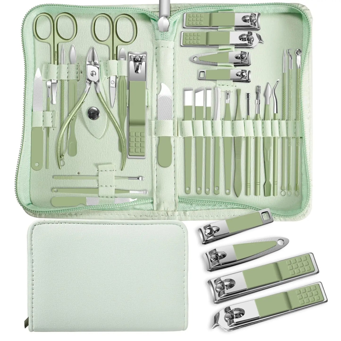35 pcs Stainless Steel Multi-functional Professional Nail Trimmer Kit