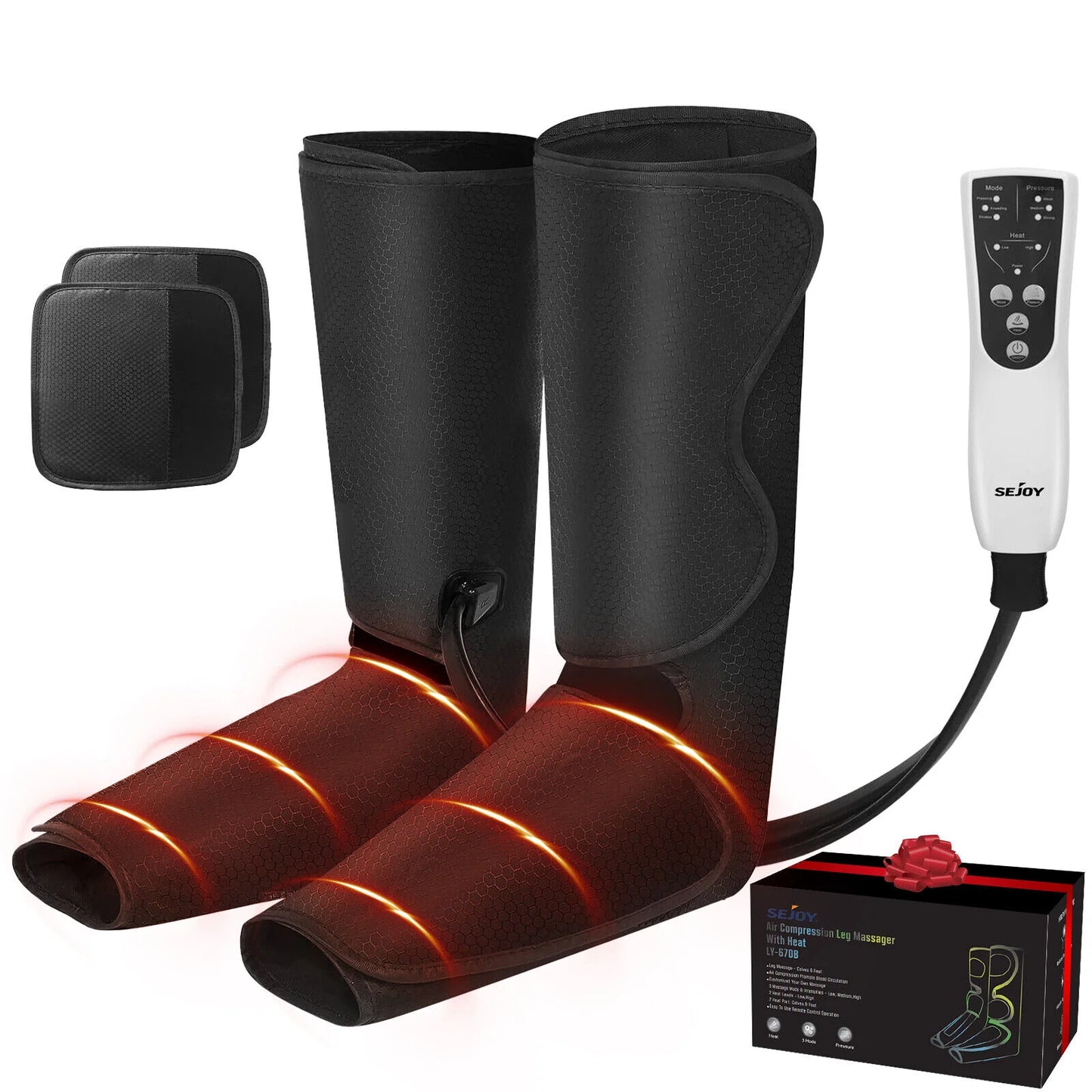 Heated Air Compression Leg & Foot Massager