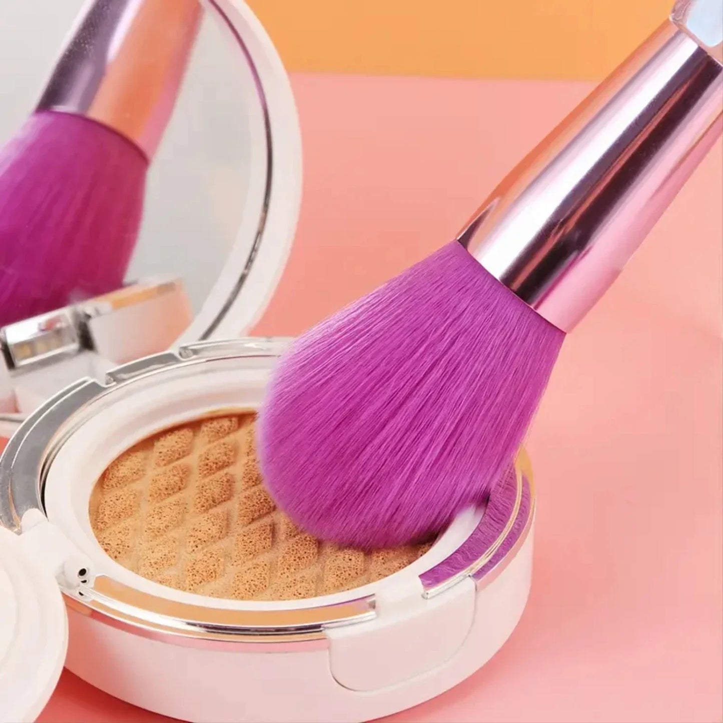 Luxurious Crystal Acrylic Handle Makeup Brush Set