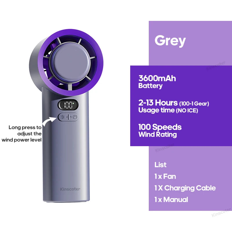 Portable Handheld Mini Turbo Fan