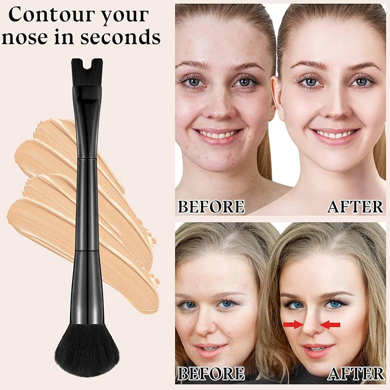 2-in-1 Makeup Brush For Nose Contouring