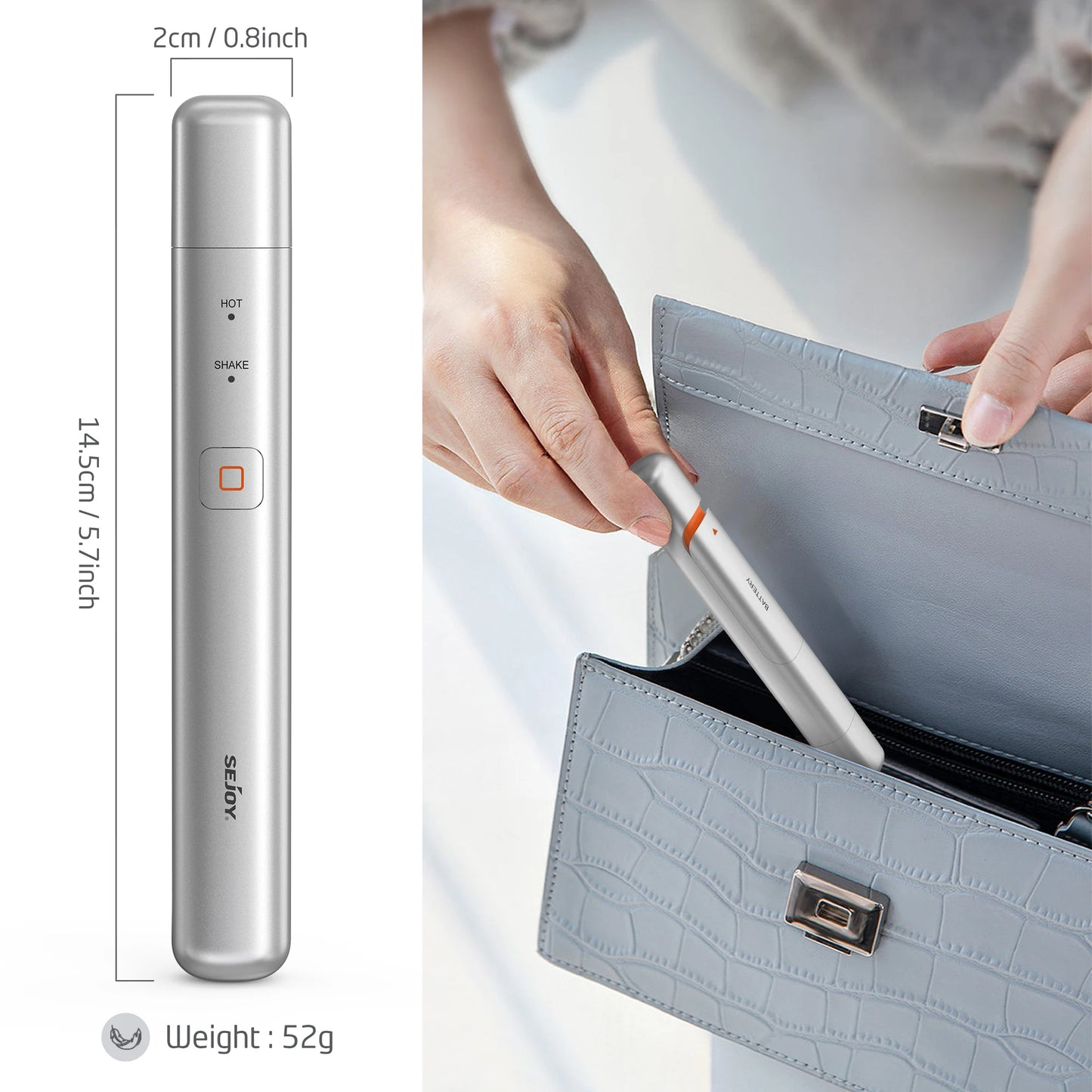 Portable Vibration Heated Eye Care Beauty Device