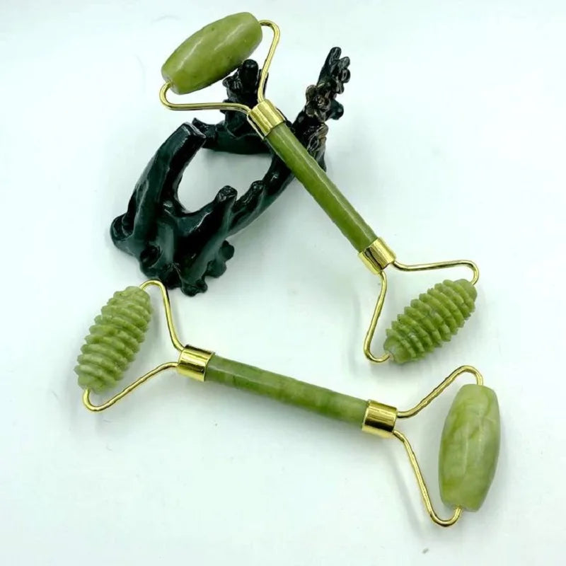 Facial Jade Roller & Gua sha Set