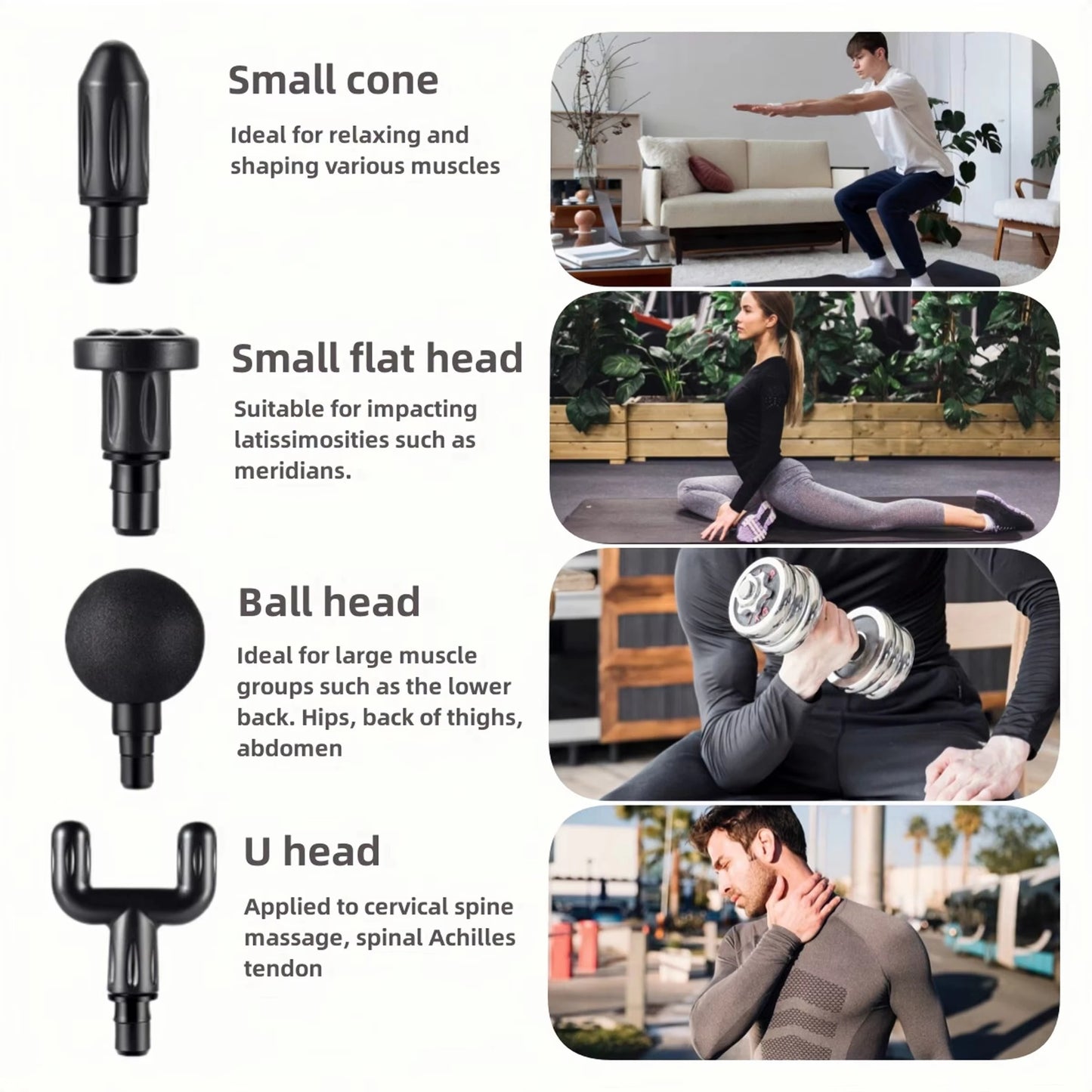 Portable Lightweight Deep Tissue Body Massage Gun