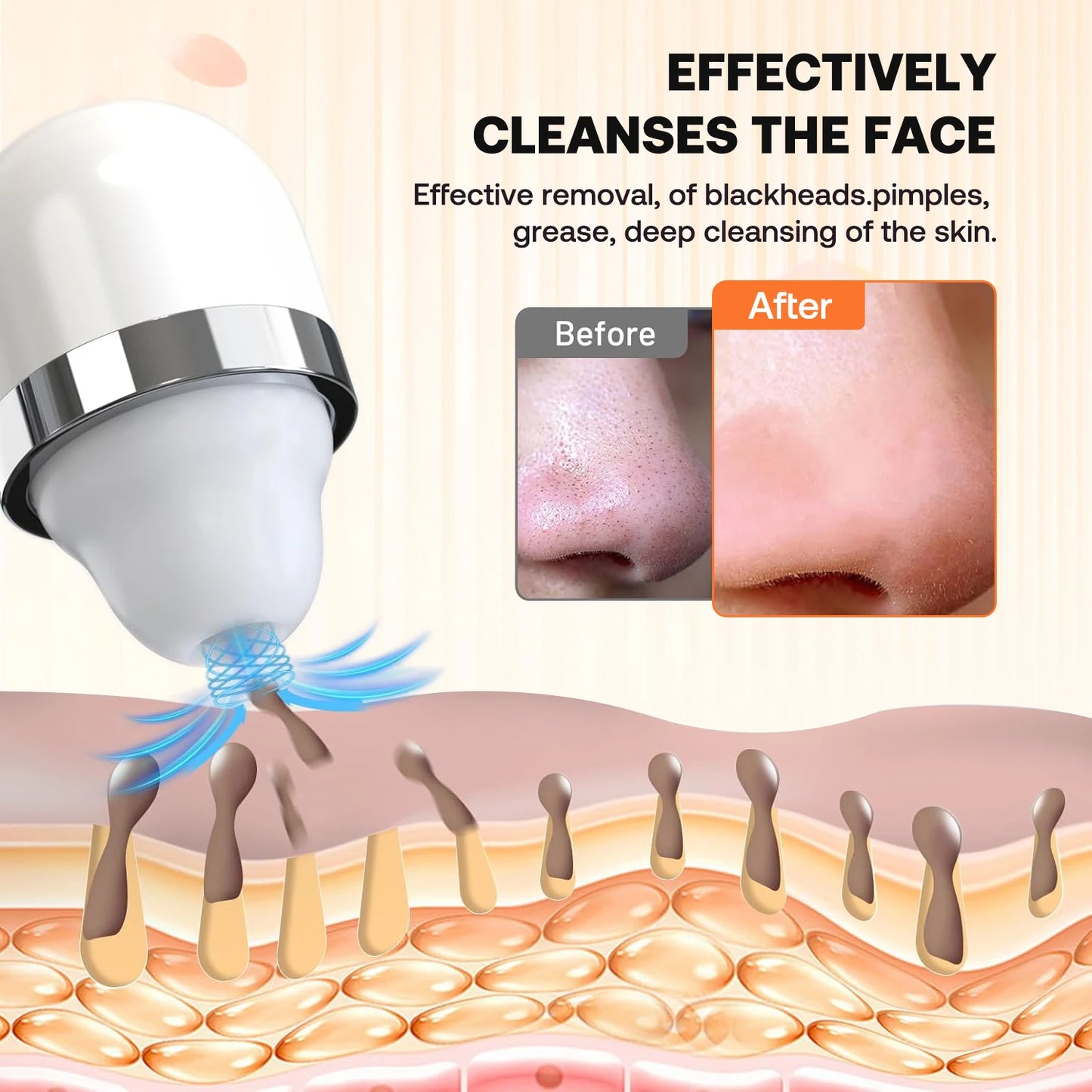 Blackhead Removal Pore Vacuum With Camera