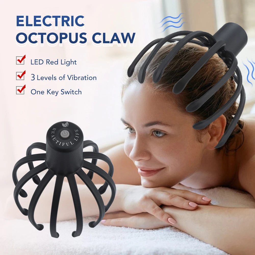 Therapeutic Octopus Claw Scalp Massager