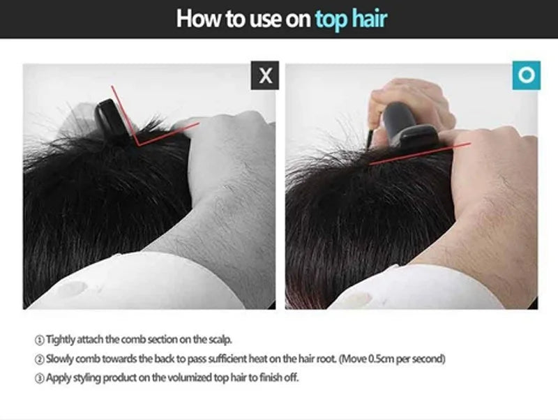 Beard & Hair Straightener Heating Brush