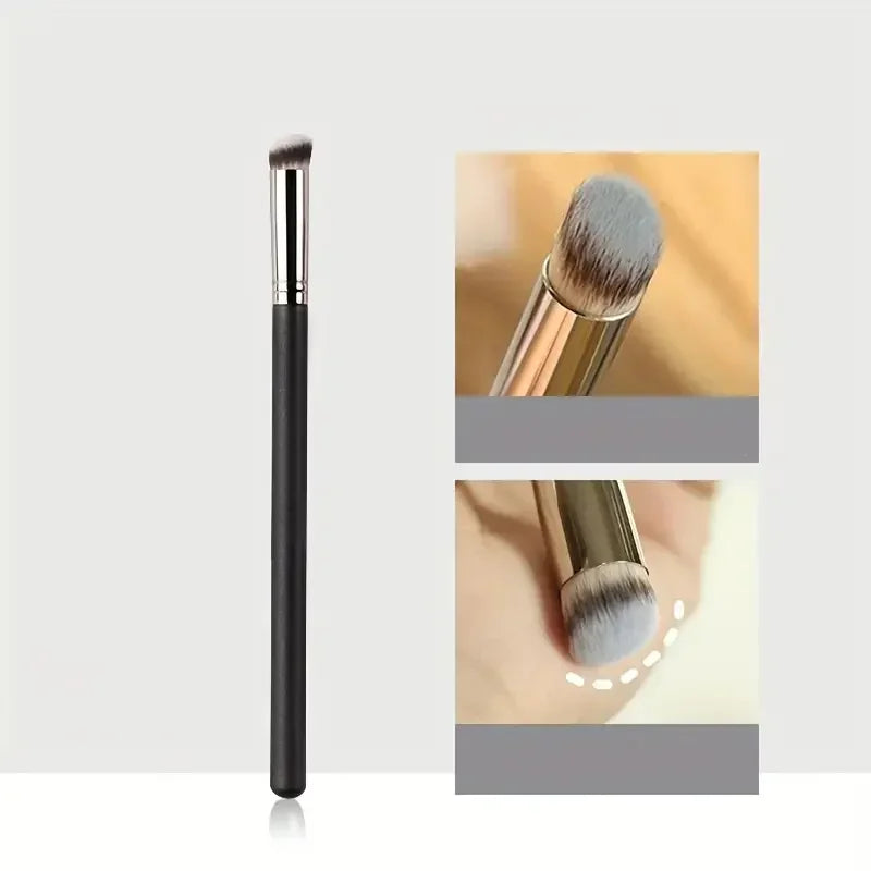 Angled Kabuki Foundation & Concealer Blending Brush Set