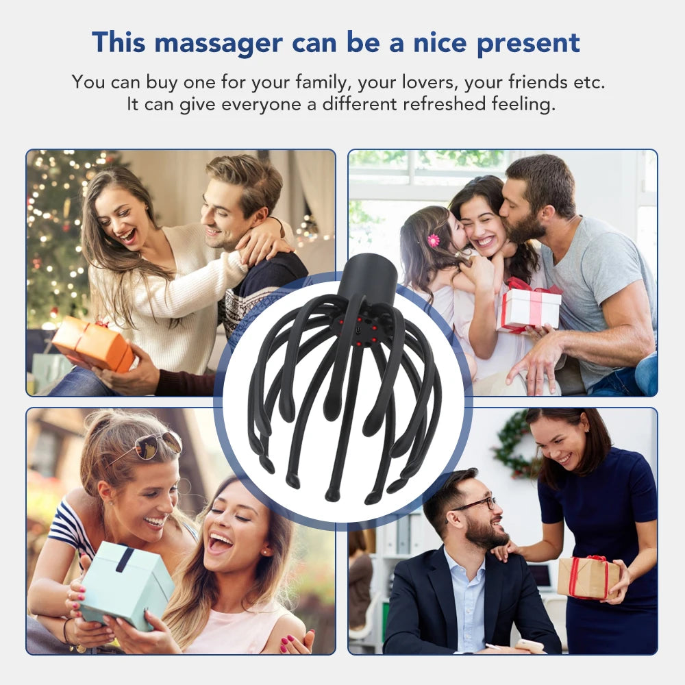Therapeutic Octopus Claw Scalp Massager
