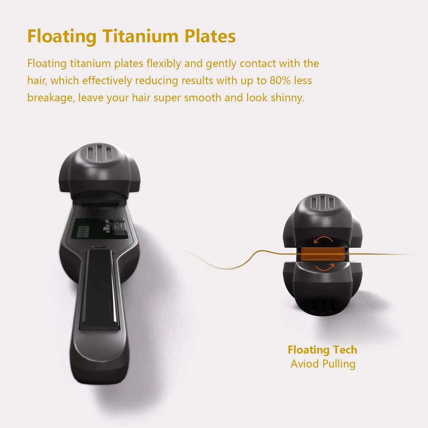 Titanium Short Hair Straightener