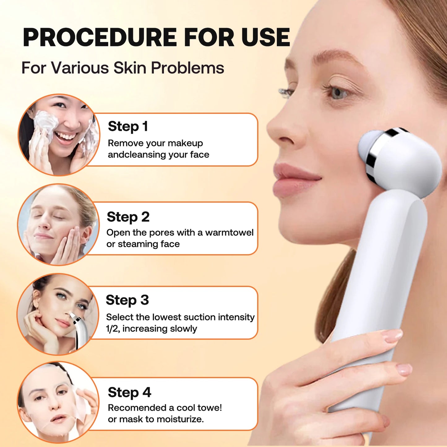 Blackhead Removal Pore Vacuum With Camera