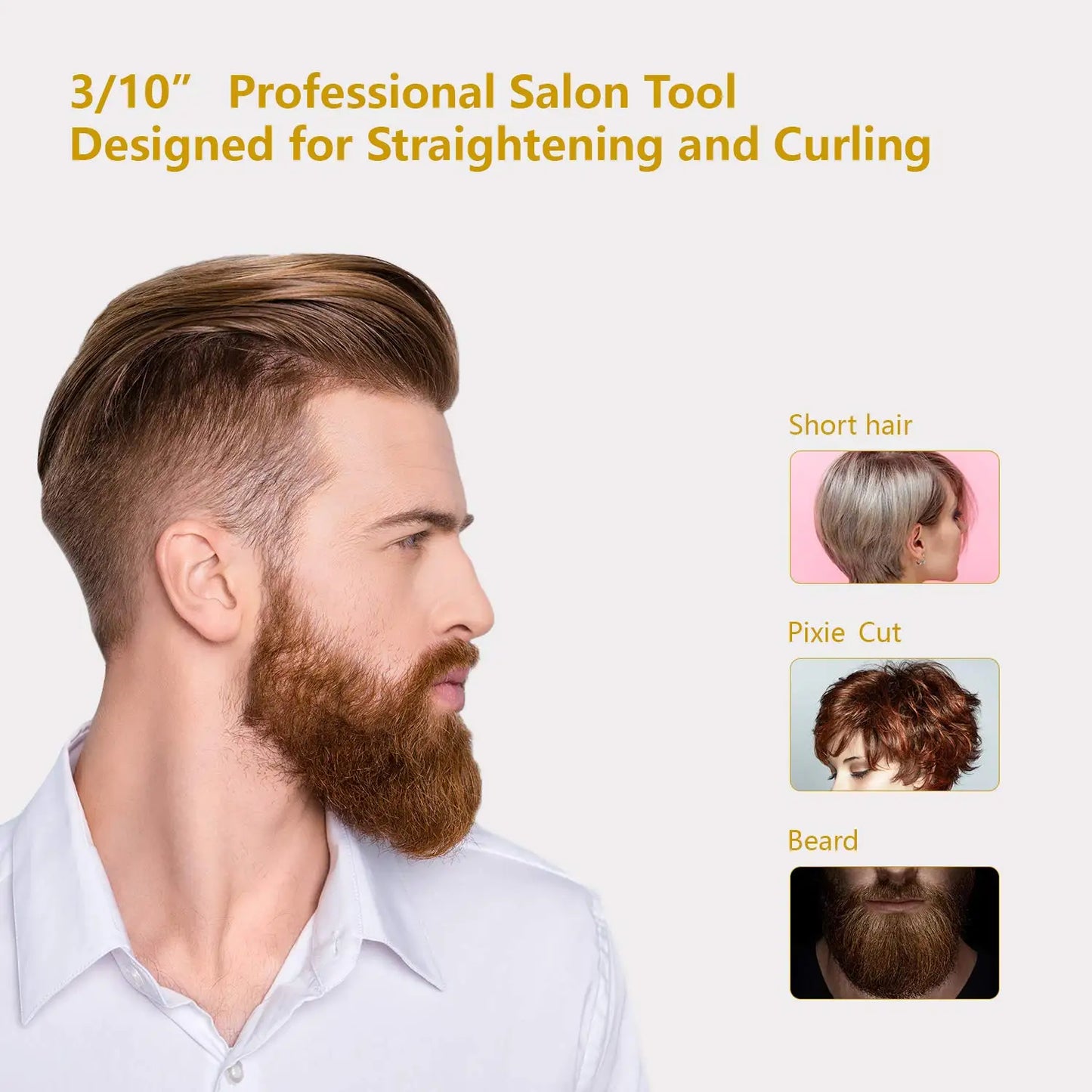 Titanium Short Hair Straightener