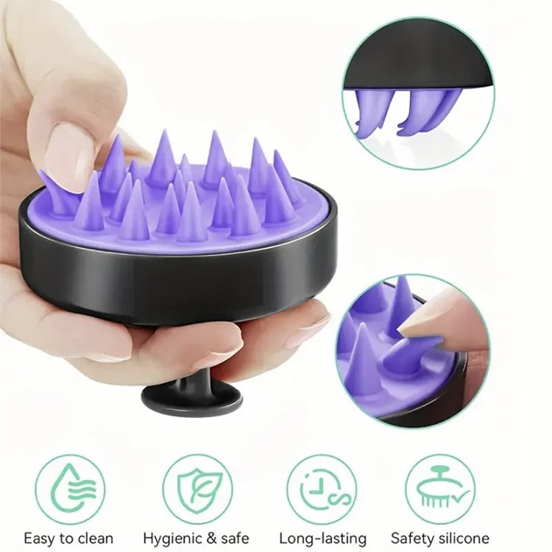Silicone Scalp Head Massager Brush