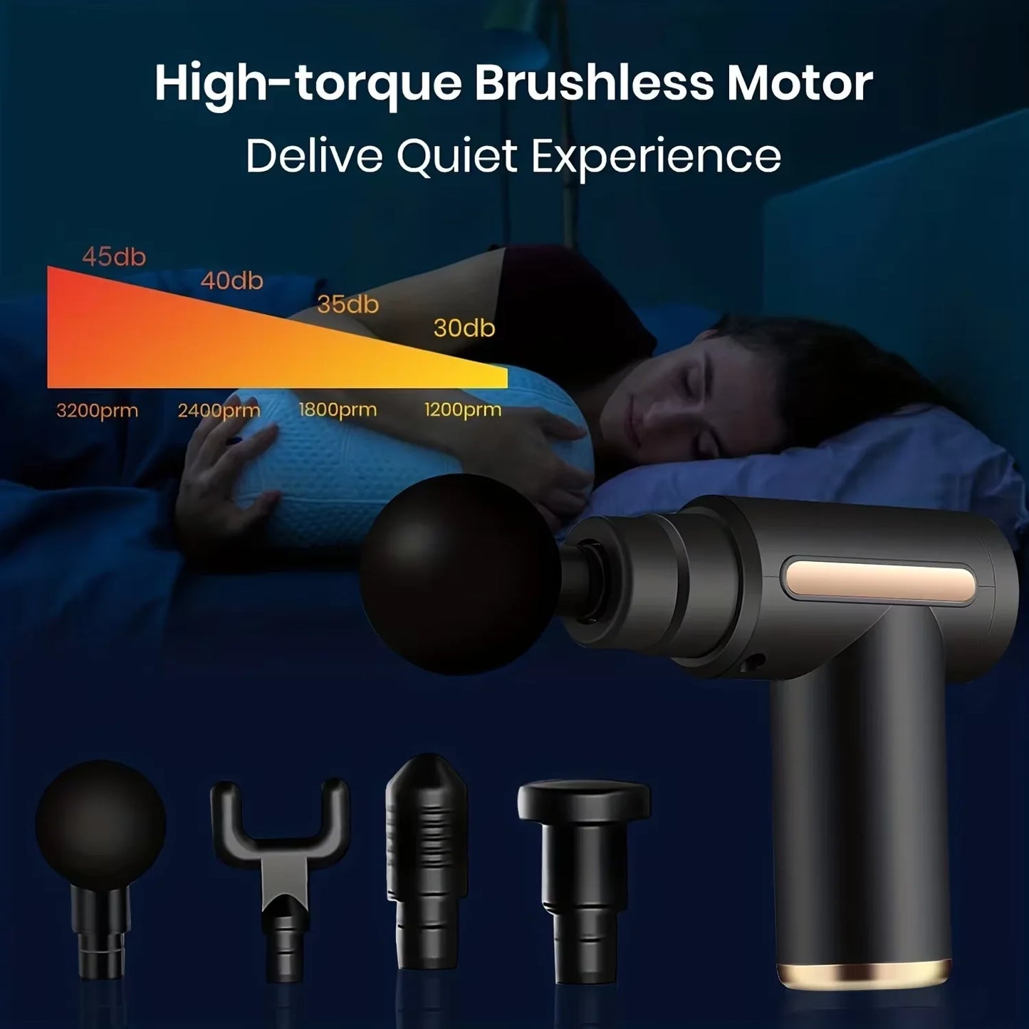 Portable Lightweight Deep Tissue Body Massage Gun